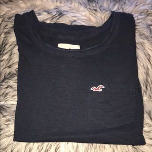 Hollister Navy blue T shirt